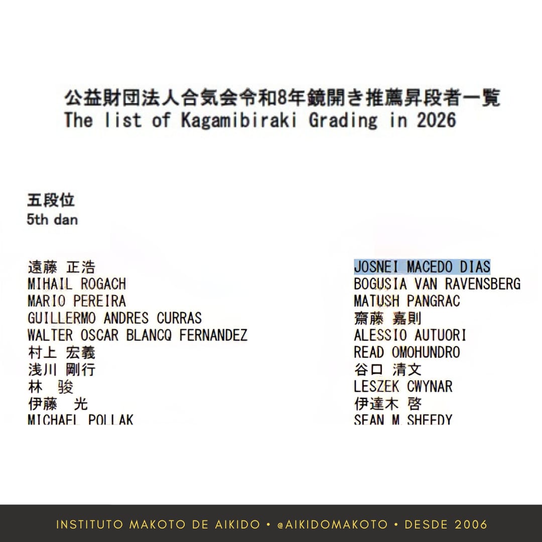 Lista de graduação do Kagami Biraki de 2026